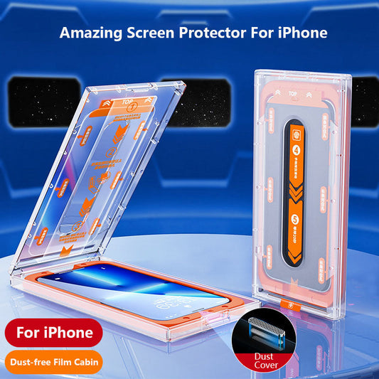 EASY-INSTALLED Ceramic HD/Privacy Transparent Screen Protector For iPhone - GiftJupiter