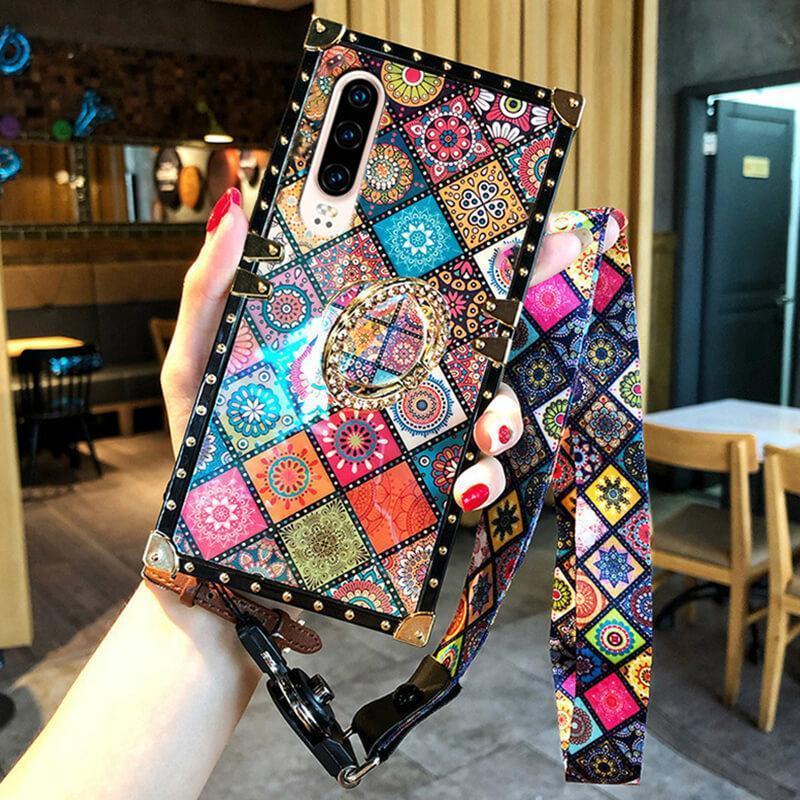 High Quality Bohemian Lanyard Ring Case For Samsung - GiftJupiter