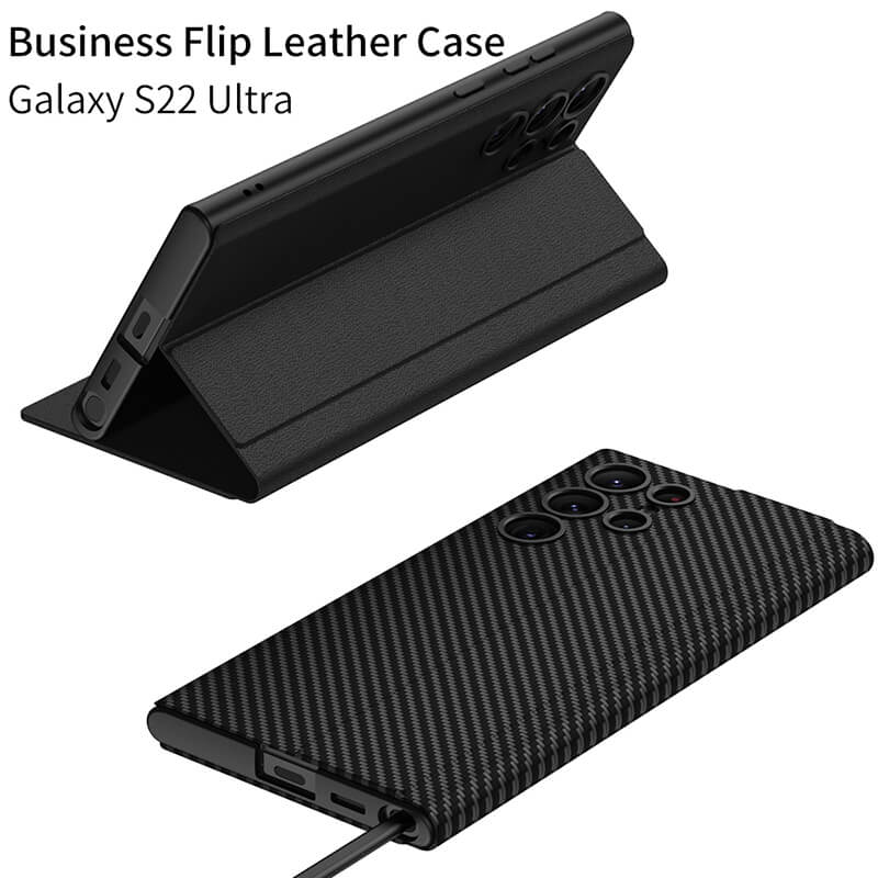 2022 New Flip Leather Case for Samsung Galaxy S22 Ultra 5G - GiftJupiter