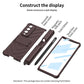Magnetic Mech S Pen Slot Hinge Holder All-included Phone Cover For Samsung Galaxy Z Fold4 5G With Back Screen Glass Protector - GiftJupiter