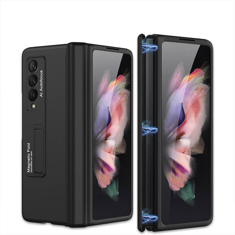 Magnetic Frame Plastic Stand All-included Case For Samsung Galaxy Z Fold 2 3 5G - GiftJupiter