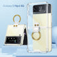 NEWEST Transparents Airbag Ring Holder Anti-knock Protection Cover For Samsung Galaxy Z Flip4 Flip3 5G - GiftJupiter