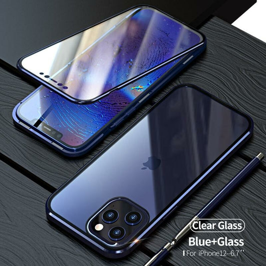 iPhone | 2020 Upgraded Two Side Tempered Glass Magnetic Adsorption Phone Case - GiftJupiter