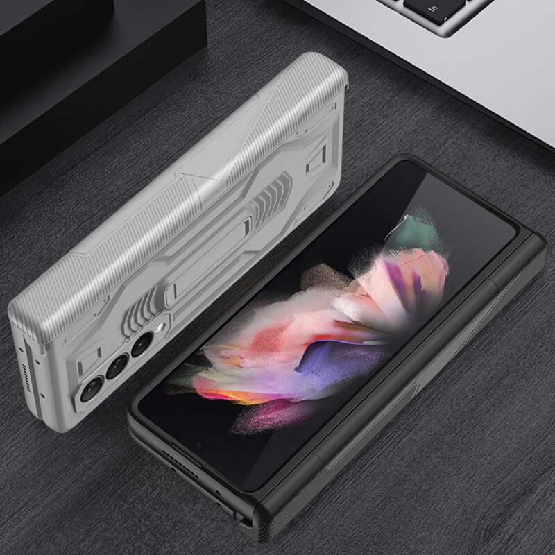 Magnetic Armor All-inclusive Hinge Holder Case For Samsung Galaxy Z Fold3 5G - GiftJupiter