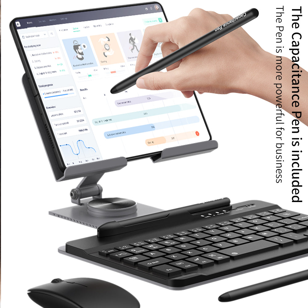 Newest Keyboard Office Bracket For iPad & Samsung Galaxy Z Fold4 Fold3 Fold2/1 5G With Stylus And Mouse