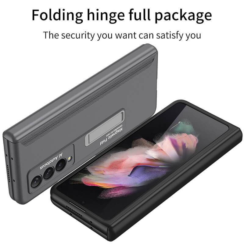 Magnetic Frame Plastic Stand All-included Case For Samsung Galaxy Z Fold 2 3 5G - GiftJupiter