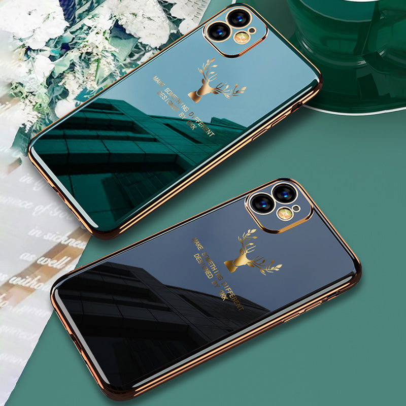 iPhone | 2020 Luxury Plating Deer Pattern Phone Case(🔥Buy 3 Only $29.99) - GiftJupiter