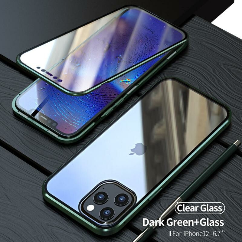 iPhone | 2020 Upgraded Two Side Tempered Glass Magnetic Adsorption Phone Case - GiftJupiter