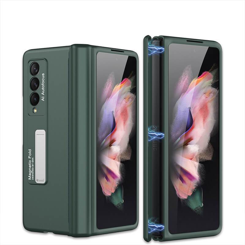 Magnetic Frame Plastic Stand All-included Case For Samsung Galaxy Z Fold 2 3 5G - GiftJupiter