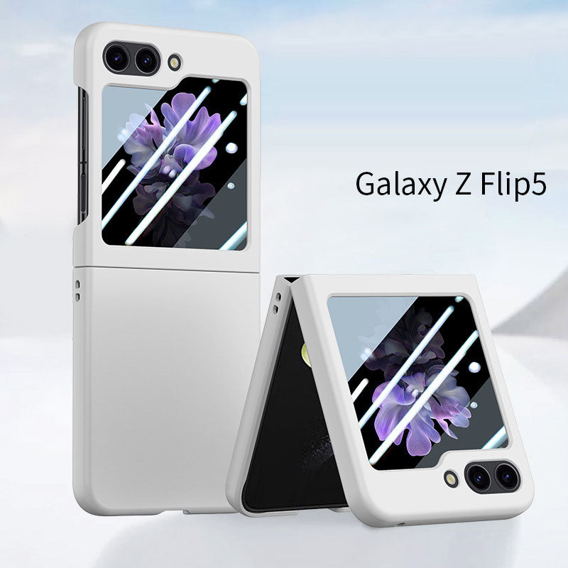 Samsung Galaxy Z Flip5 Case with Front Tempered Glass Film(Pre-sell) - mycasety2023 Mycasety