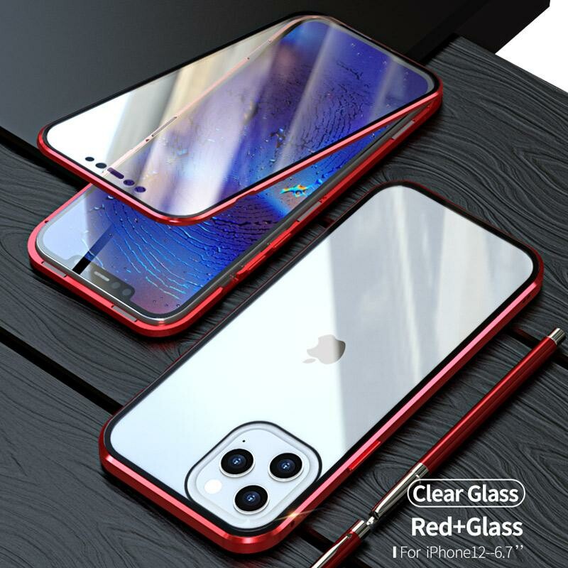 iPhone | 2020 Upgraded Two Side Tempered Glass Magnetic Adsorption Phone Case - GiftJupiter