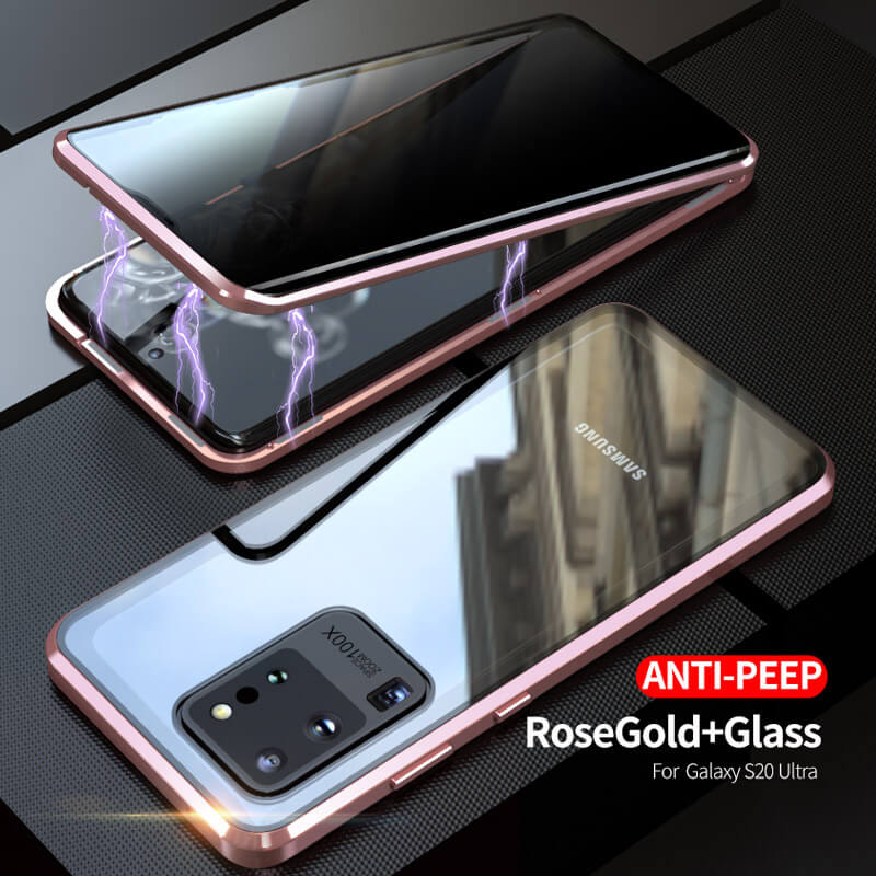 Samsung S20 Series | 2020 Samsung Double-Sided Protection Anti-Peep Tempered Glass Phone Case - GiftJupiter