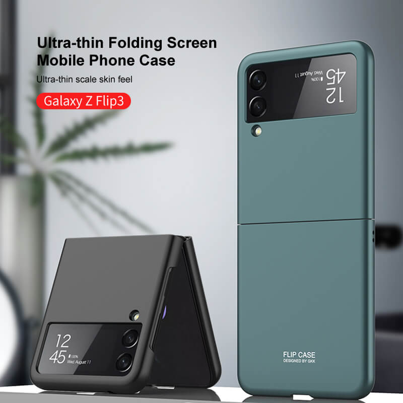Solid Matte Ultra Slim Hard Shockproof Full Protection Cover For Galaxy Z Flip3 5G - GiftJupiter