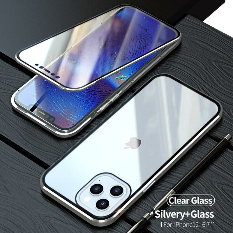 iPhone | 2020 Upgraded Two Side Tempered Glass Magnetic Adsorption Phone Case - GiftJupiter