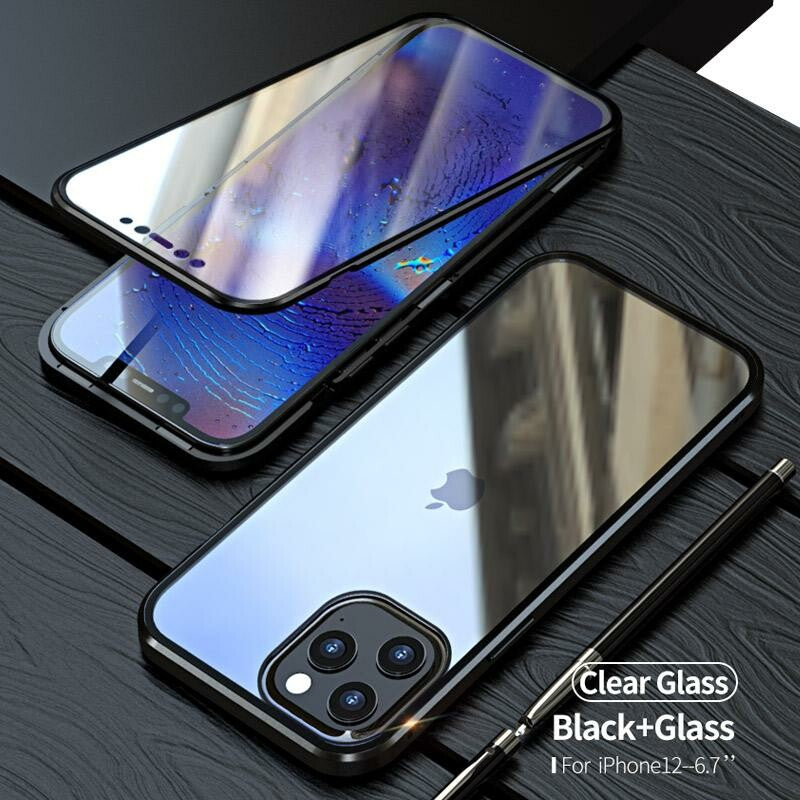 iPhone | 2020 Upgraded Two Side Tempered Glass Magnetic Adsorption Phone Case - GiftJupiter