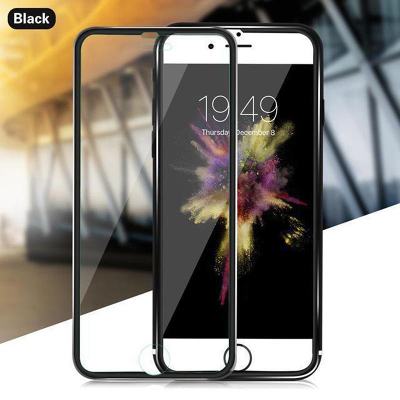 Tempered Glass Full Screen Protector 3D Aluminum Alloy For iPhone - GiftJupiter