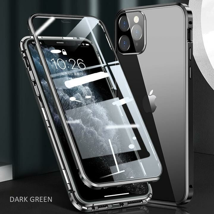 iPhone | 2020 Upgraded Two Side Tempered Glass Magnetic Adsorption Phone Case - GiftJupiter