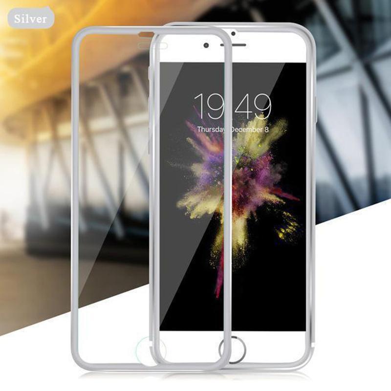 Tempered Glass Full Screen Protector 3D Aluminum Alloy For iPhone - GiftJupiter