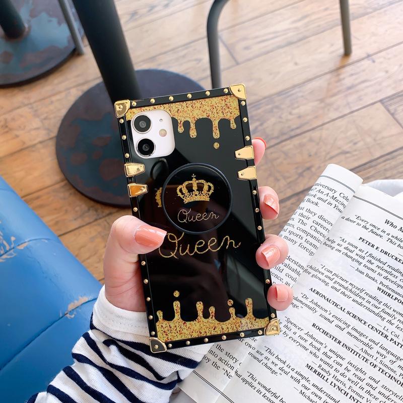 2021 Fashion Crown Pattern Protective Case For iPhone - GiftJupiter