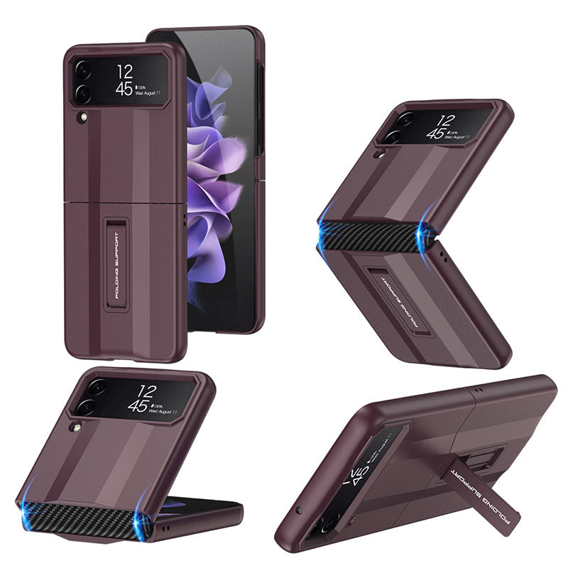 NEWEST Ultra-thin Frosted Magnetic Stand Cover For Samsung Galaxy Z Flip 4 5G - GiftJupiter