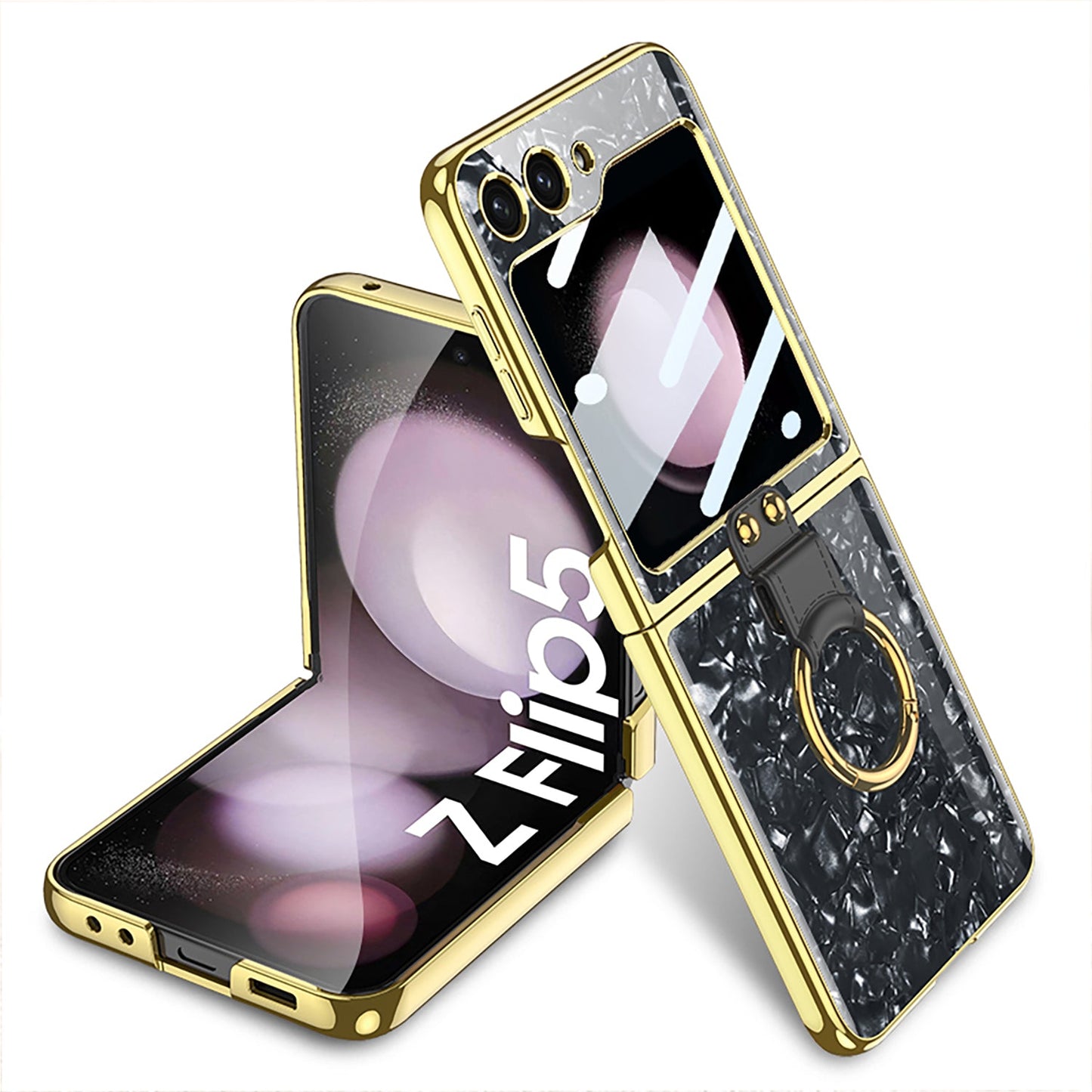 Electroplating Ring Bracket Suitable For Samsung Galaxy Z Flip5