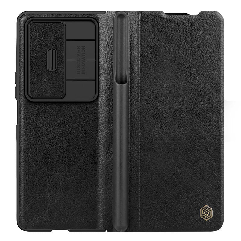 Samsung Galaxy Z Fold 4 5G Leather Case with S Pen Slot - GiftJupiter