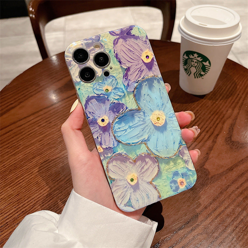 Oil Painting Flower Samsung/iPhone Case