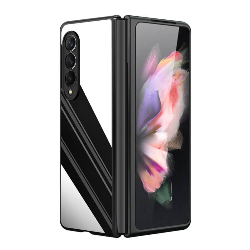 Magnetic Brushed Metal Anti-Fall Protective Case for Samsung Galaxy Z Fold3 5G - GiftJupiter