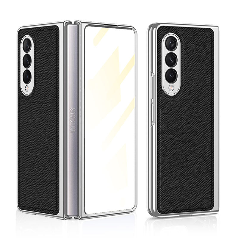 Magnetic Brushed Metal Anti-Fall Protective Case for Samsung Galaxy Z Fold3 5G - GiftJupiter