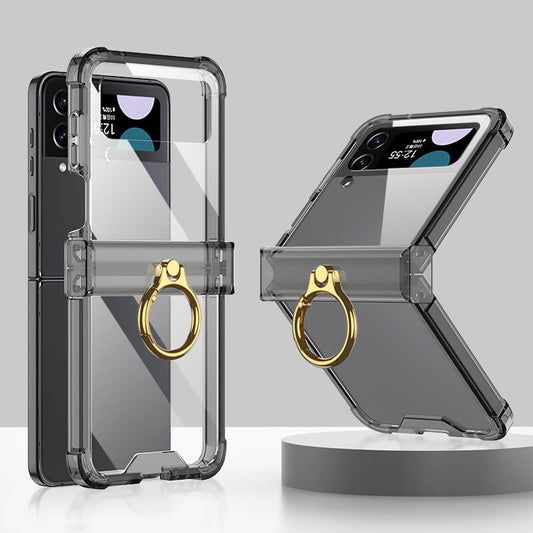 Galaxy Z Flip4 Flip3 | Airbag Ring Hinge Phone Case - GiftJupiter