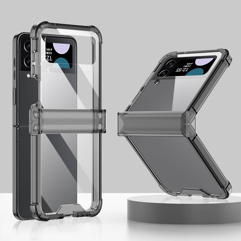 Galaxy Z Flip4 Flip3 | Airbag Ring Hinge Phone Case - GiftJupiter