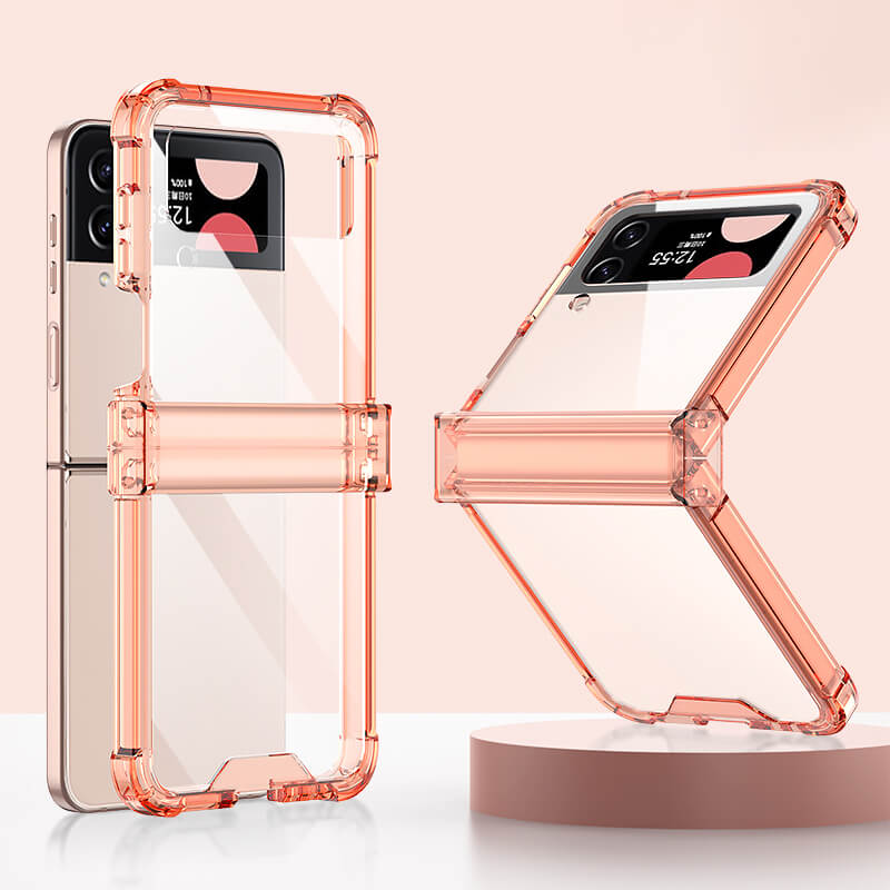 Galaxy Z Flip4 Flip3 | Airbag Ring Hinge Phone Case - GiftJupiter