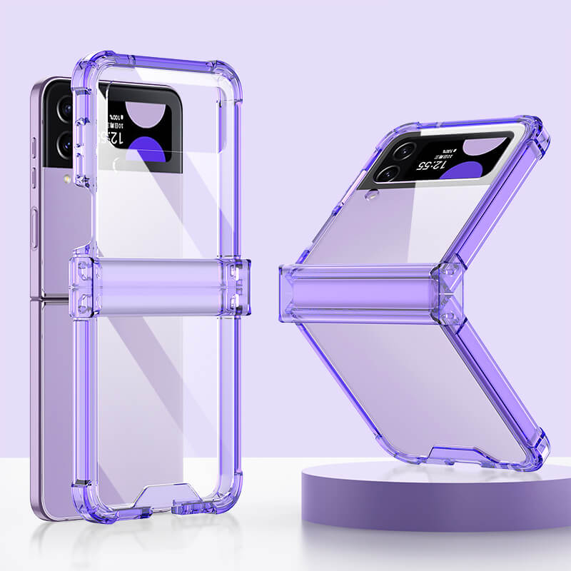 Galaxy Z Flip4 Flip3 | Airbag Ring Hinge Phone Case - GiftJupiter