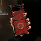 Shiny Ring Phone Case for Samsung Galaxy Z Flip4 Flip3 - GiftJupiter