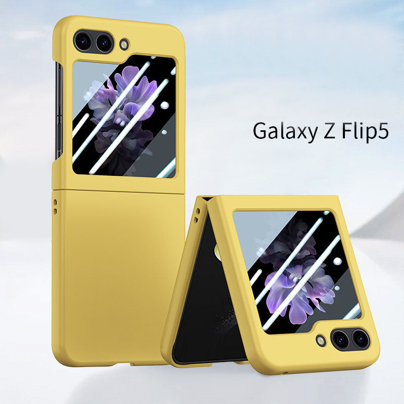 Samsung Galaxy Z Flip5 Case with Front Tempered Glass Film(Pre-sell) - mycasety2023 Mycasety