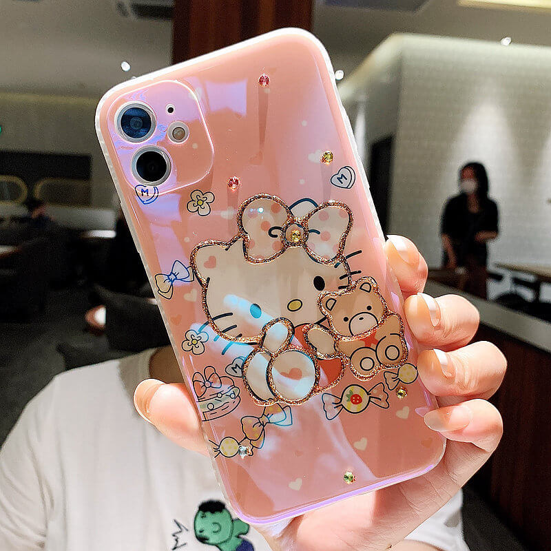 2021 New Lucky Pink Cartoon Epoxy Phone Case(🔥Buy 2 Only $36.99 Save 60% on this bundle!) - GiftJupiter